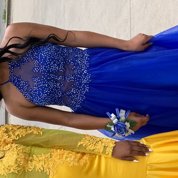 royal blue prom dress - Picture 2 of 4